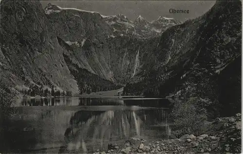 Ansichtskarte Berchtesgaden Obersee 1922