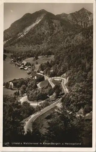 Urfeld-Kochel am See Walchensee m. Kesselbergstr. u. Herzogstand 1938
