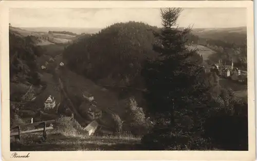 Ansichtskarte Bad Berneck im Fichtelgebirge Partie an der Stadt 1925