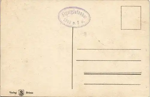 Ansichtskarte Grindelwald Wetterhorn - Gemsen 1915