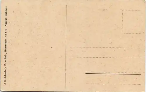 Postkaart Zaandam Het Czaar Peter Huisje. 1925
