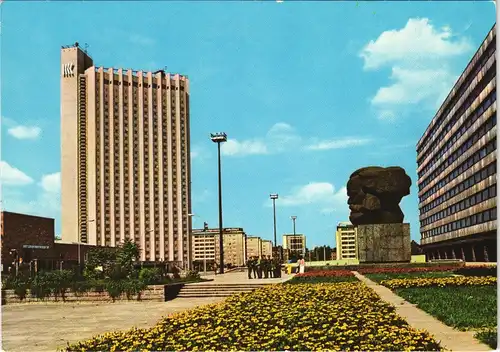 Ansichtskarte Chemnitz Interhotel "Kongreß" 1975