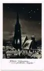 Ansichtskarte Wien Stephansdom Dom bei Nacht 1957