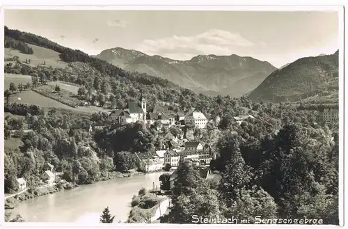 Ansichtskarte Steinbach am Attersee Panorama-Ansicht 1936