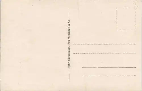 Ansichtskarte Sylt Düne und Meer auf Sylt. Nordseebad 1932