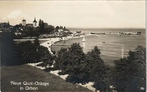 Ansichtskarte Arbon Neue Quai-Anlage 1929