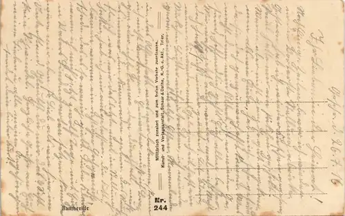 Bantheville Westfront 1. Weltkrieg Soldaten nach Angriff, Grande Guerre I. 1916