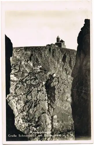 Postcard Schreiberhau Szklarska Poręba Schneegrubenbaude 1931