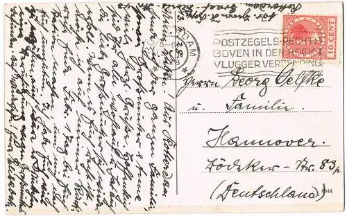 Postkaart Rotterdam Rotterdam Aelbrechtskolk - Schiffe 1928