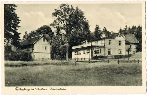 Ansichtskarte Festenburg-Clausthal-Zellerfeld Partie am Kinderheim 1932/0000