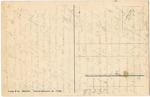 Ansichtskarte Birkenstein-Fischbachau Panorama-Ansicht 1920