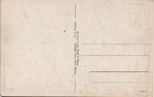 Danzig Gdańsk/Gduńsk Marienkirche/Kościół Mariacki Kirche & Rathaus 1940