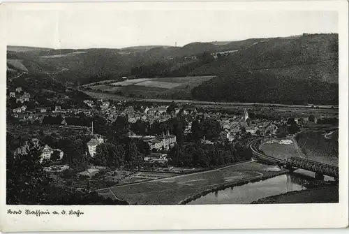 Ansichtskarte Nassau (Lahn) Blick auf die Stadt 1932