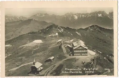 Ansichtskarte Zell am See Luftbild Berghotel Schmittenhöhe 1929