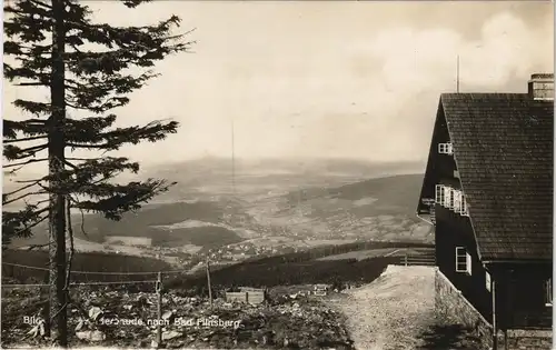 Bad Flinsberg Świeradów-Zdrój Heufuderbaude - Baudenstempel 1928