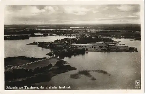 Schwerin am Teupitzsee (LK Dahme-Spreewald) Luftbild, Flieferaufnahme 1933