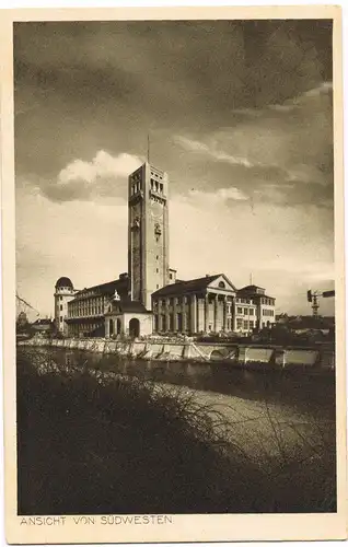 Ansichtskarte München Bayrisches Nationalmuseum - Ansicht von Südwesten 1928