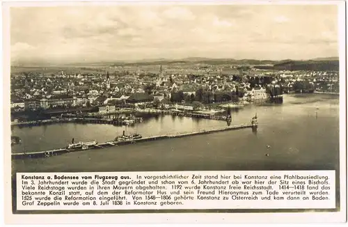 Ansichtskarte Konstanz Luftbild 1932