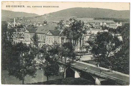 Ansichtskarte Bad Kissingen KGL. KURHAUS (REGENTEN BAU). 1912