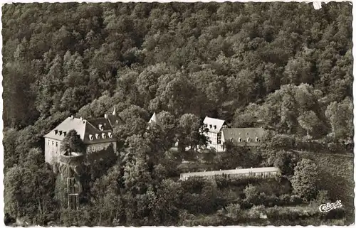Ansichtskarte Bilstein-Lennestadt Luftbild 1956  gel. Landpoststempel