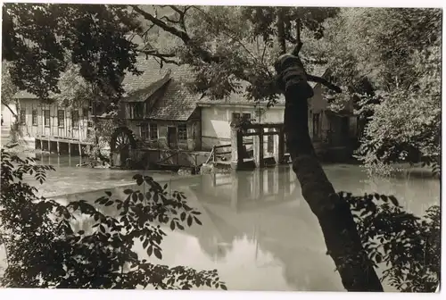 Ansichtskarte Blaubeuren Blaubeuren - Blautopf 1956