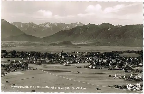 Ansichtskarte Murnau Luftbild, Fliegeraufnahme 1966