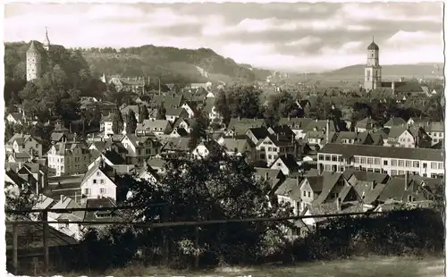 Ansichtskarte Biberach an der Riß Blick auf die Stadt 1971