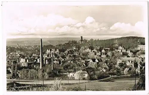 Ansichtskarte Bethel-Bielefeld Teilansicht mit Fabriken 1958