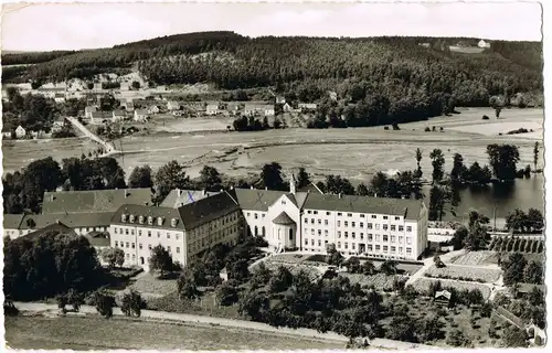 Schwandorf Luftaufnahme Mädchenheim Ettmannsdorf über Schwandorf 1961