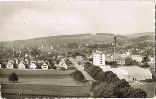 Ansichtskarte Groß-Umstadt Blick Lengfelder Straße auf Ziegelwald 1963