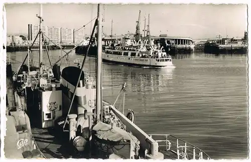 CPA Boulogne-sur-Mer Hafen, Dampfer - Neubauten 1965