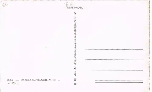 CPA Boulogne-sur-Mer Hafen, Dampfer - Neubauten 1965