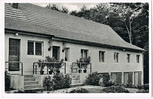 Ansichtskarte Wuppertal Werbekarte Waldgasthaus VESPER innen u. außen 1959