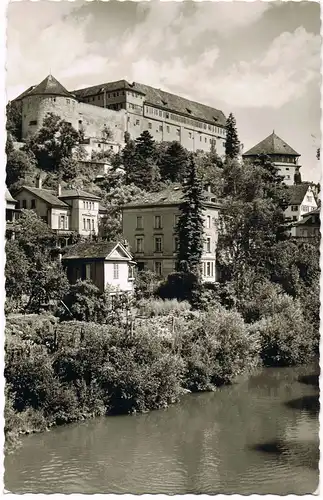 Ansichtskarte Tübingen Partie am Schloss (Castle) 1959