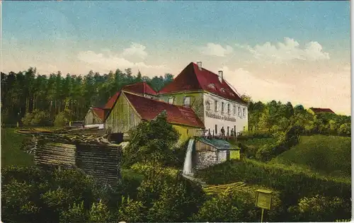 Ansichtskarte Karsdorf (ehemals Wendisch-Carsdorf)-Rabenau Heidemühle 1931