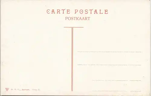 Postkaart Kortrijk Courtrai Béguinage 1912