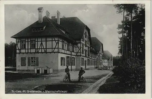 Ansichtskarte Grafenwöhr Truppenübungsplatz Mannschaftslager 1939