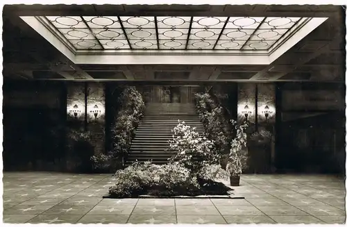 Ansichtskarte Baden-Baden Kurhaus - Eingangshalle 1954