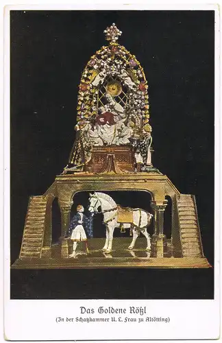 Ansichtskarte Altötting Das Goldene Rößl - Schatzkammer 1940
