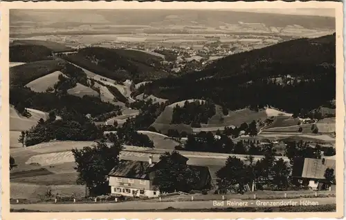 Bad Reinerz Duszniki-Zdrój Panorama Blick Grenzendorfer Höhen 1936