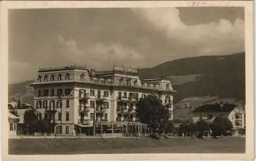 Cartoline Toblach-Bruneck Pustertal Dobbiaco Brunico Hotel Germania 1932