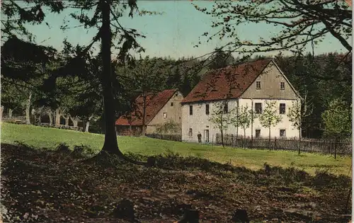Postcard Tetschen-Bodenbach Decín Königsmühle Post Bodenbach 1912