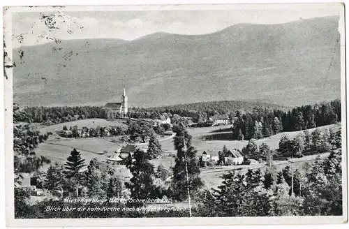 Postcard Schreiberhau Szklarska Poręba Panorama-Ansicht 1942   Feldpost