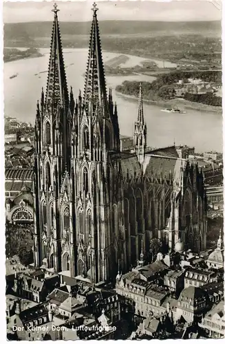 Ansichtskarte Köln Luftbild 1961