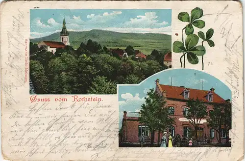 Sohland am Rotstein-Reichenbach (Oberlausitz) 2 Bild: Stadt und Restaurant 1904