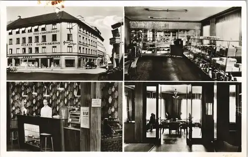 Postcard Helsingborg Hälsingborg Georg Fahlmans Konditori - 4 Bild 1962