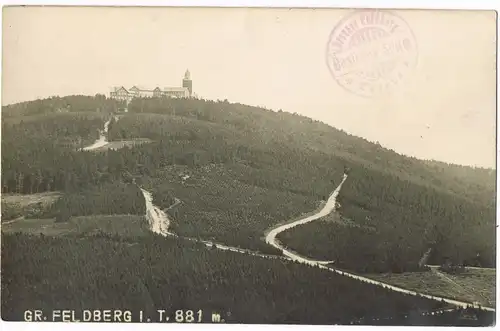 Ansichtskarte Schmitten (Hochtaunus) Großer Feldberg 1925