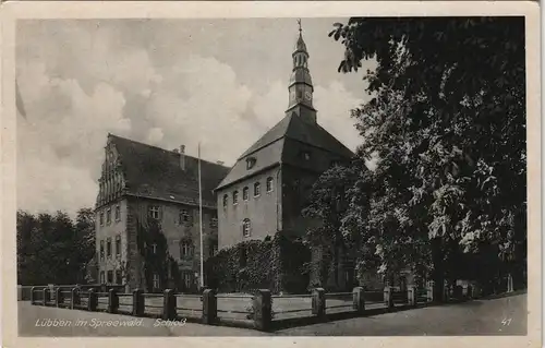 Lübben (Spreewald) Lubin (Błota) Schloß (Castle) Spreewald 1930