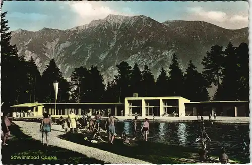 Oberau (Oberbayern) Schwimmbad Oberau SCHWIMMBADGASTSTÄTTE 1950