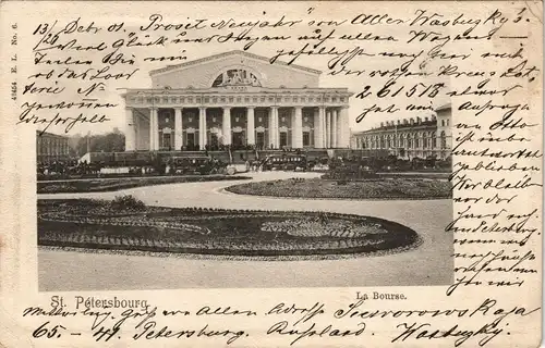 Sankt Petersburg Leningrad Санкт-Петербург Börse - La Bourse 1901